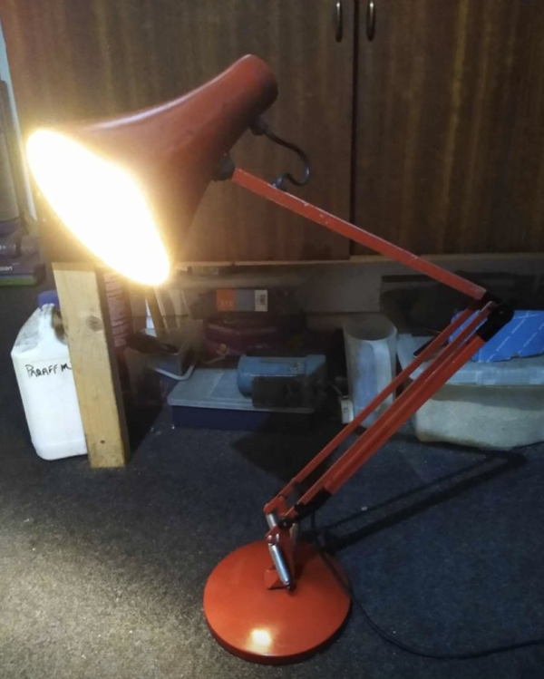 Vintage Red Anglepoise